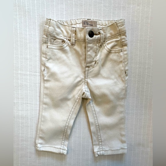 Gap 6-12 Month White Skinny Jean - Picture 1 of 5